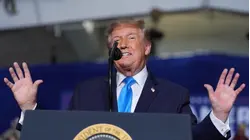 Trump campaigns in GOP stronghold as state declares emergency over heating oil