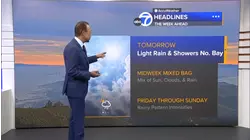 AccuWeather Forecast: Light rain, showers on the way tomorrow