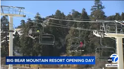 Big Bear Mountain Resort gets excellent weather conditions for opening day!