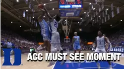 A.J. Griffin's Block Sparks Duke's Offense | ACC Must See Moment