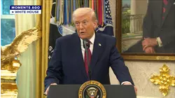 Trump takes questions on Brown University shooting, says it's a 'school problem'