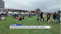 Chance of rain doesn't stop thousands of music lovers to rush to Sea.Hear.Now in Asbury Park