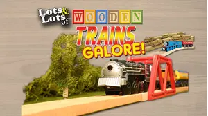 Lots & Lots of Wooden Trains Galore