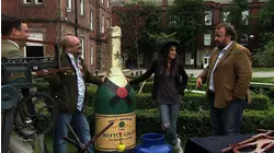 Laila Rouass and Charles Dale