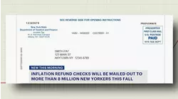 $400 inflation refund checks coming to millions of New Yorkers