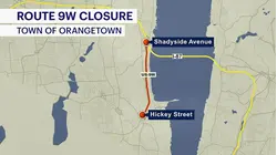 Roadwork scheduled to shut down stretch of Route 9W in Rockland County