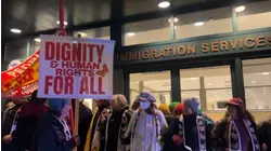 Protest outside San Francisco ICE building