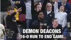 Wake Forest Puts Game Away With 16-0 Run