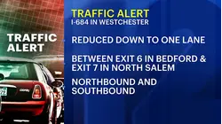 I-684 in Westchester reduced to one lane between 2 exits