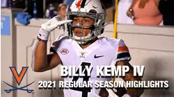 Billy Kemp IV 2021 Regular Season Highlights | Virginia WR