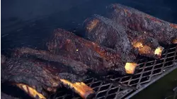 Ribs Rock the Smoker