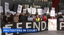 Politicians indicted over anti-ICE protests plead not guilty