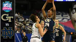 Georgia Tech vs. Notre Dame ACC Women's Basketball Highlights (2022)