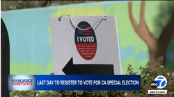 Voting registration deadline arrives for California's statewide special election