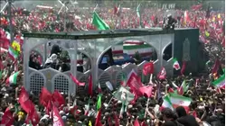 Funeral for Iran's longtime supreme leader begins procession