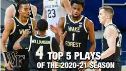 Wake Forest Basketball: Top 5 Plays of The 2020-21 Season