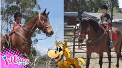 Jillian Goes Horseback Riding!