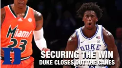 CPI Security: Securing The Win: Duke Closes Out The 'Canes