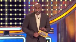 Stephanie gets flirty with sexy Steve Harvey! Thank god for social distancing! | Family Feud