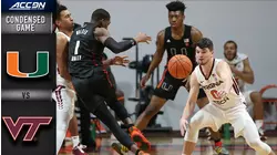 Miami vs. Virginia Tech Condensed Game | 2020-21 ACC Men's Basketball