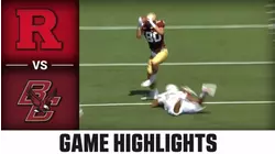 Rutgers vs. Boston College Football Highlights (2022)