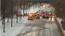 NB DuSable Lake Shore Dr. shut down after multi-vehicle crash on South Side