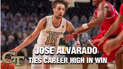 Jose Alvarado Ties Career High In Georgia Tech's Win