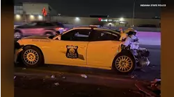 Indiana State Trooper struck by impaired driver for 3rd time