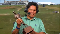 Notah Begay III surprised with Payne Stewart Award presented by Southern Company