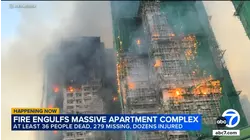 Death toll rises as massive fire engulfs Hong Kong apartment high-rises
