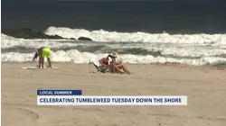Jersey Shore residents enjoy quiet beaches on 'Tumbleweed Tuesday'