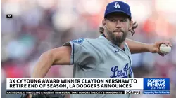 Clayton Kershaw to retire at end of season