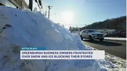 Greenburgh businesses say snowplow piles are blocking storefronts