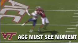 Virginia Tech's Tre Turner Snatches It From The Sky | ACC Must See Moment