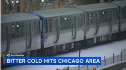 Bitter cold temps move into Chicago area
