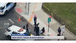 Man shot twice in Bath Beach