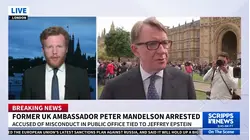 Former UK Ambassador Peter Mandelson arrested in misconduct probe tied to Epstein