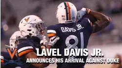 UVA WR Lavel Davis Jr. Announces His Arrival Against Duke