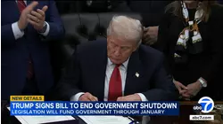 Trump signs government funding bill, ending longest shutdown in US history