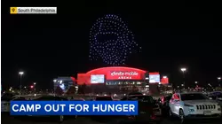 Drone show pays tribute to Philly radio legend Pierre Robert