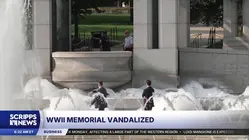 Vandalism reported at World War II Memorial on National Mall