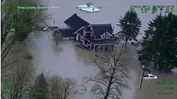 Arctic air plunges south as residents of the Pacific Northwest remain on guard after severe flooding