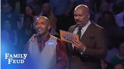 BIG SCORE on his final answer! Enough for $20,000? | Family Feud