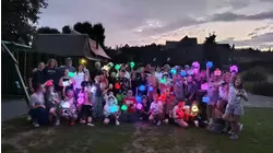 Solar-powered lanterns offer beacon of hope for young Ukrainian war victims