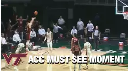 Virginia Tech's Hunter Catoor Hits Clutch 3 To Send Game To OT | ACC Must See Moment