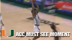Miami's Norchad Omier Steals The Ball & Rocks The Rim | ACC Must See Moment