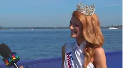 Miss America Talks Helping to Kick Off Parade of Sail