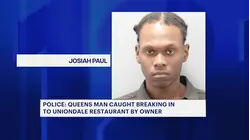 Owner confronts accused burglar at Uniondale business