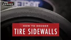 How To Decode Tire Sidewall Information