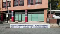 Parents protest Main Street cannabis shop in Hastings